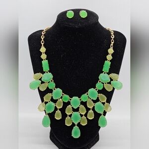 Stella & Dot Linden Necklace And Earrings